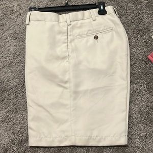 Tan golf shorts